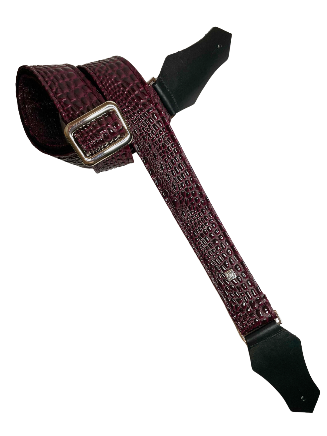 Aussie Gator - Burgundy 2" Guitar Strap