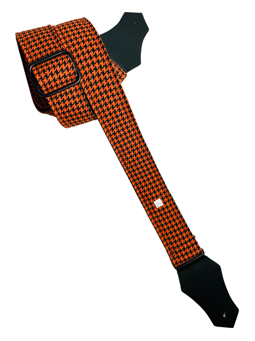FLY Hounds Tooth Orange 2” Guitar Strap