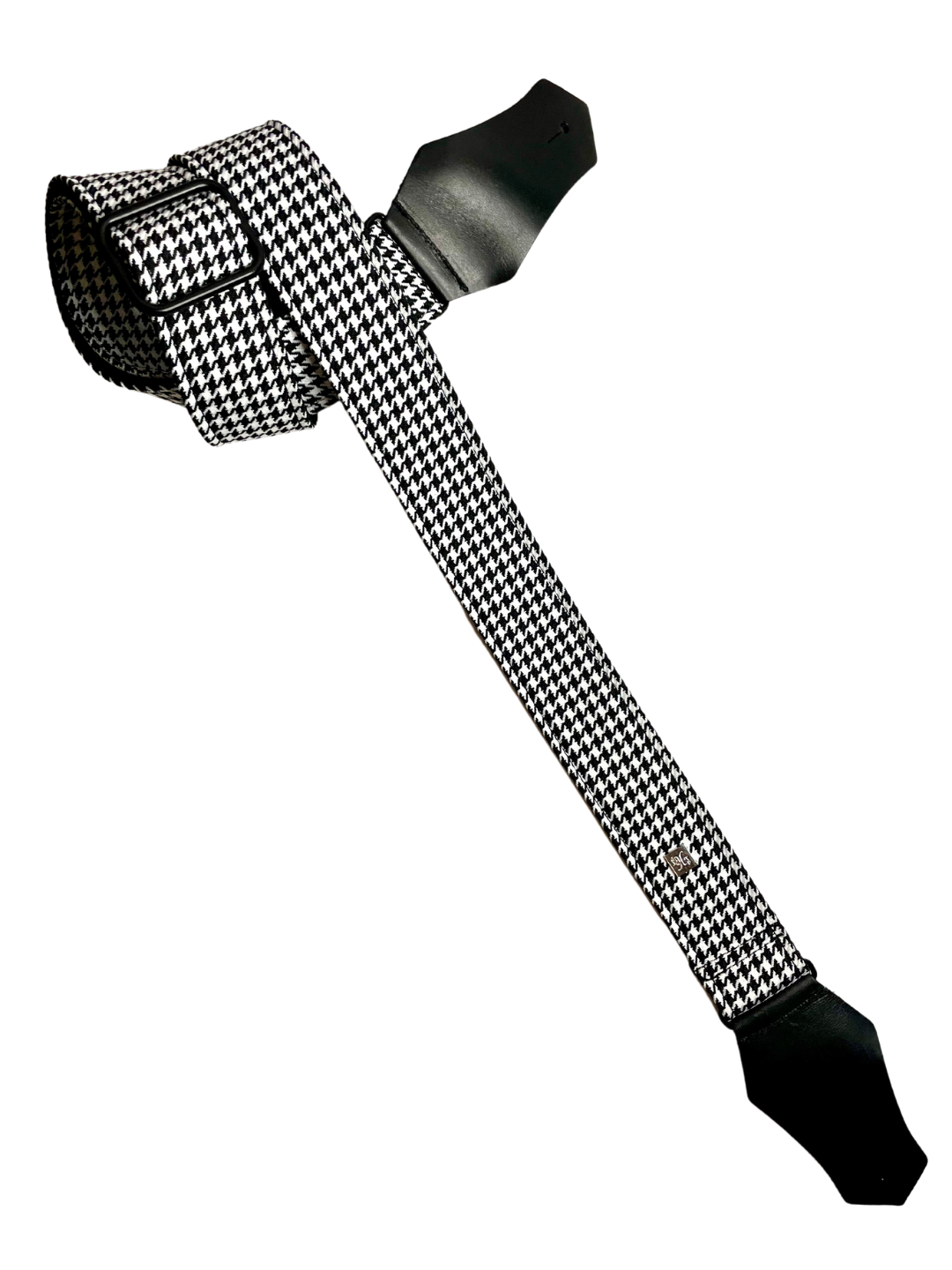 FLY Hounds Tooth White 2” Guitar Strap