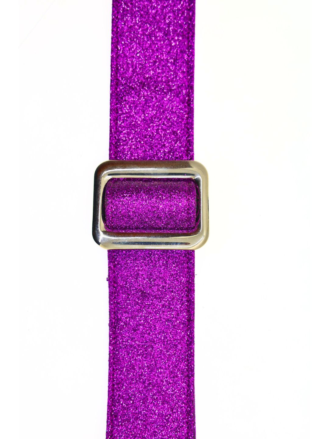Clearance - Gorgi Glitter Dark Violet 2" Guitar Strap