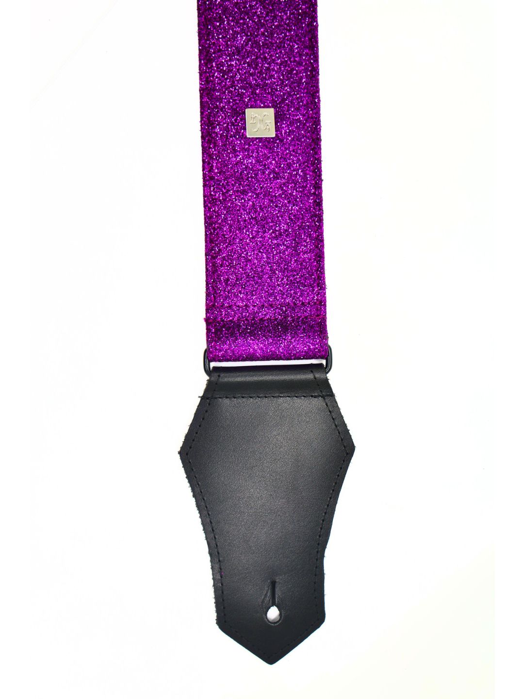 Clearance - Gorgi Glitter Dark Violet 2" Guitar Strap