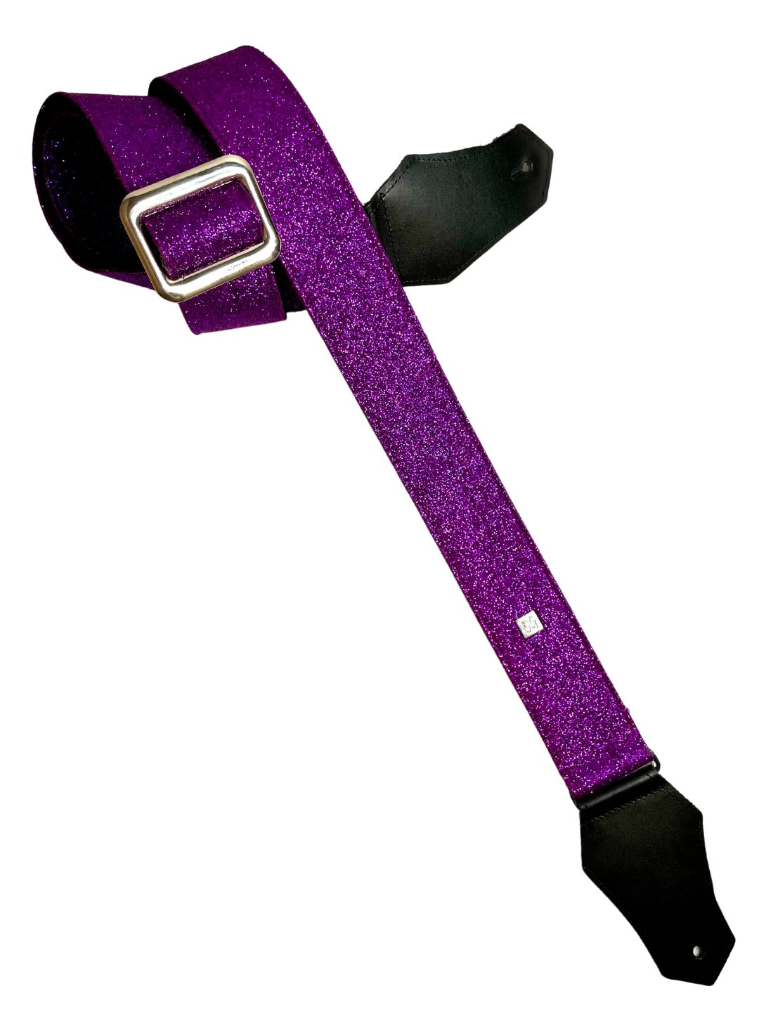 Clearance - Gorgi Glitter Dark Violet 2" Guitar Strap