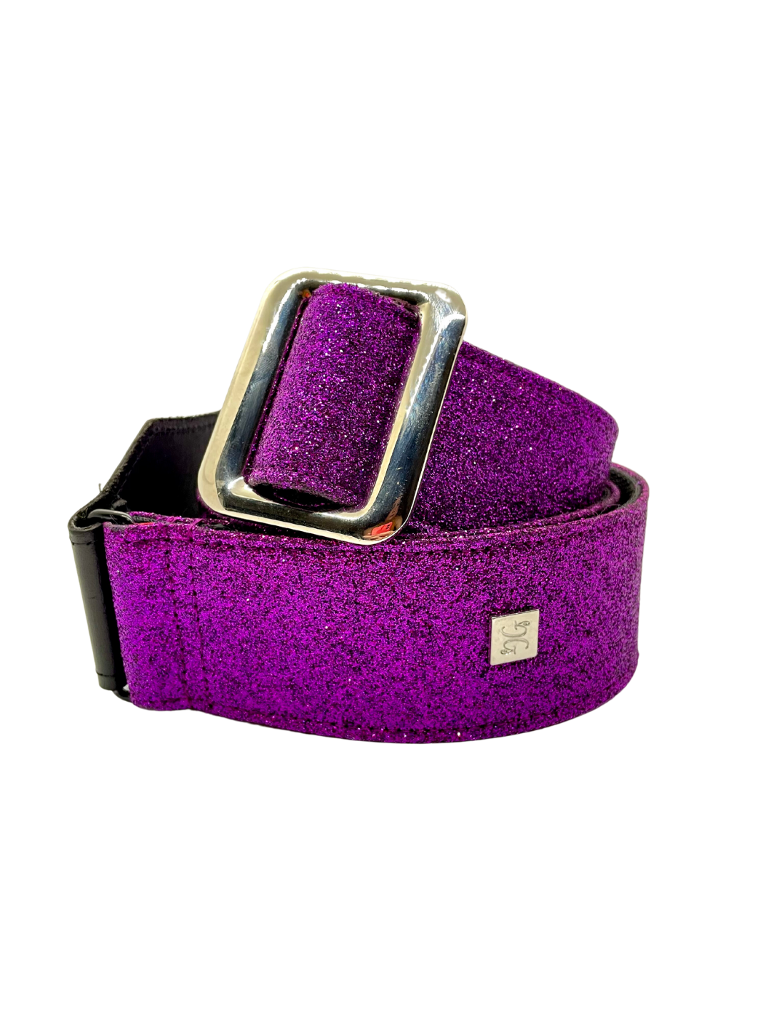 Clearance - Gorgi Glitter Dark Violet 2" Guitar Strap