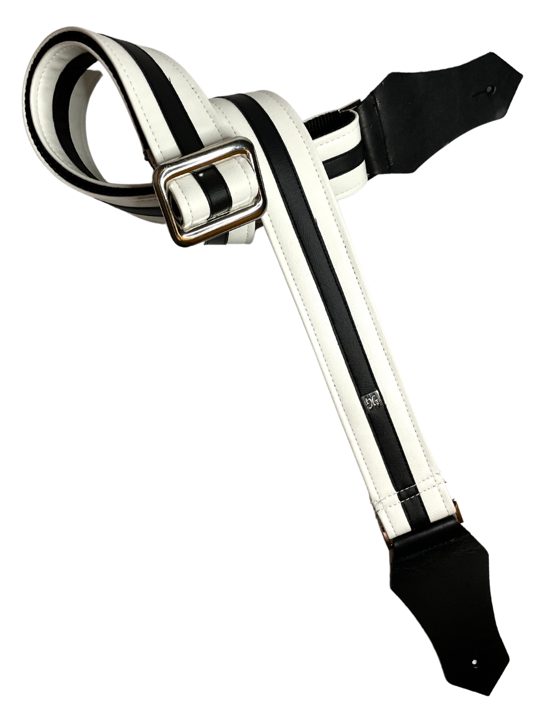 Speedster White 2″ Guitar Strap
