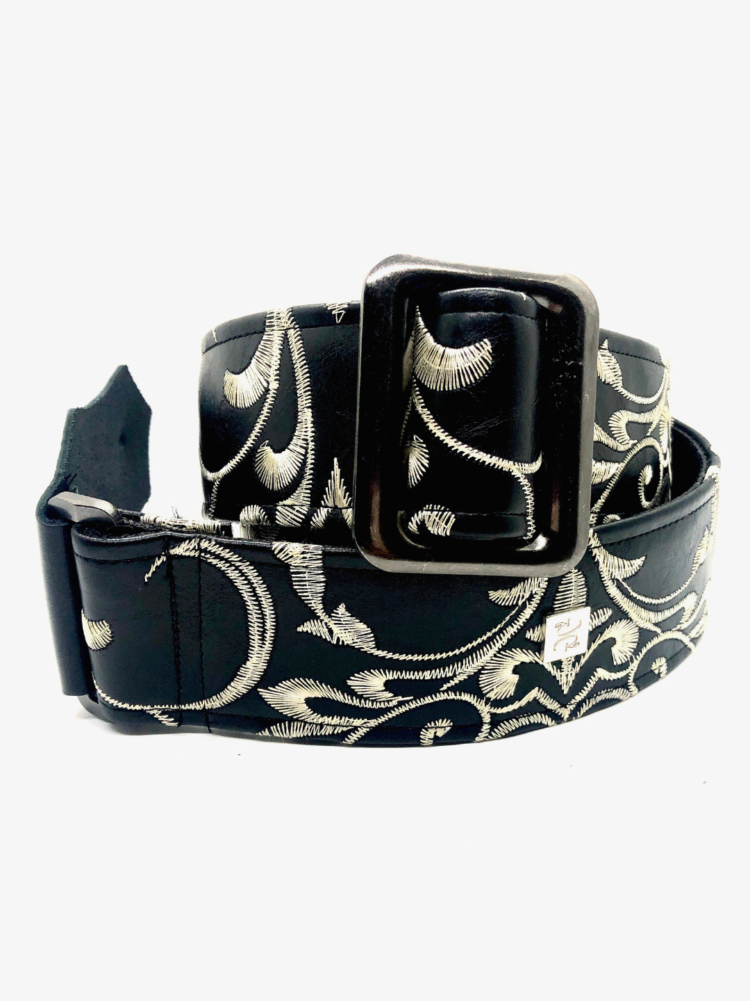 Stenson Black 2″ Guitar and Bass Strap