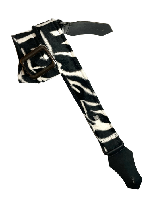 Zebra Print 2" Guitar and Bass Strap