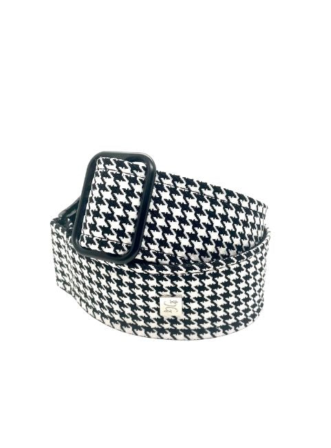 FLY Hounds Tooth White 2” Guitar Strap