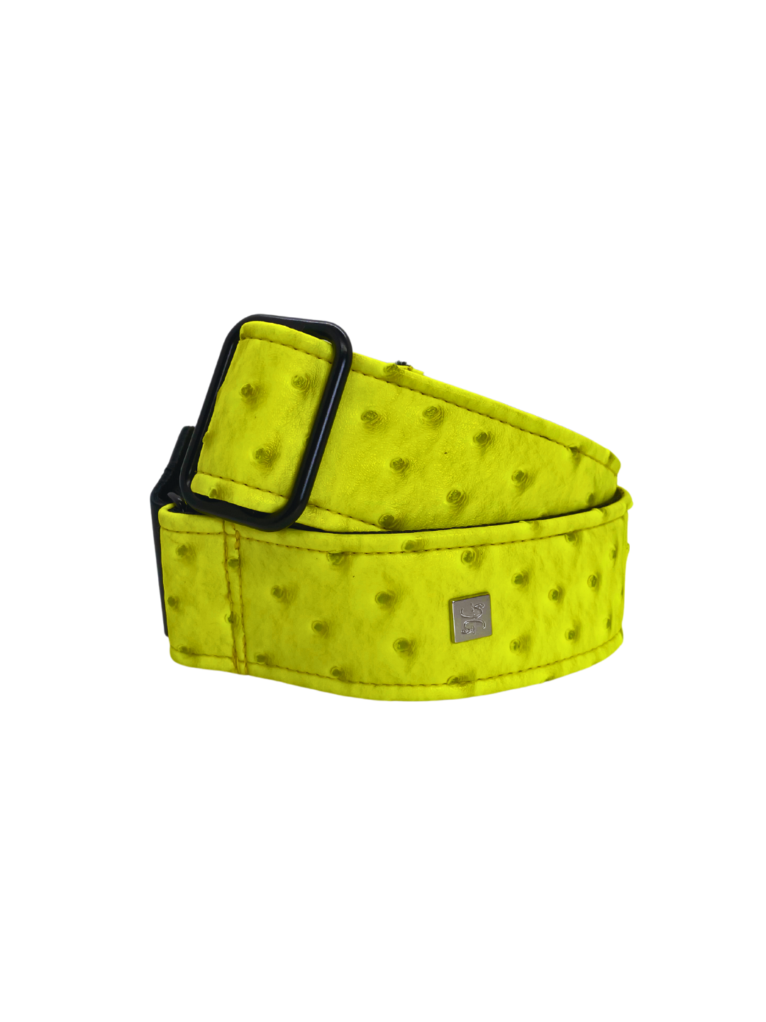 The Ostrich Yellow 2" Guitar Strap