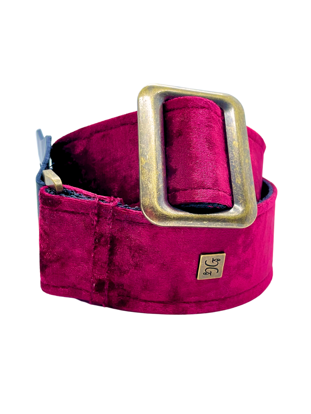 Get'm Get'm Crushed Velvet Guitar & Bass Strap