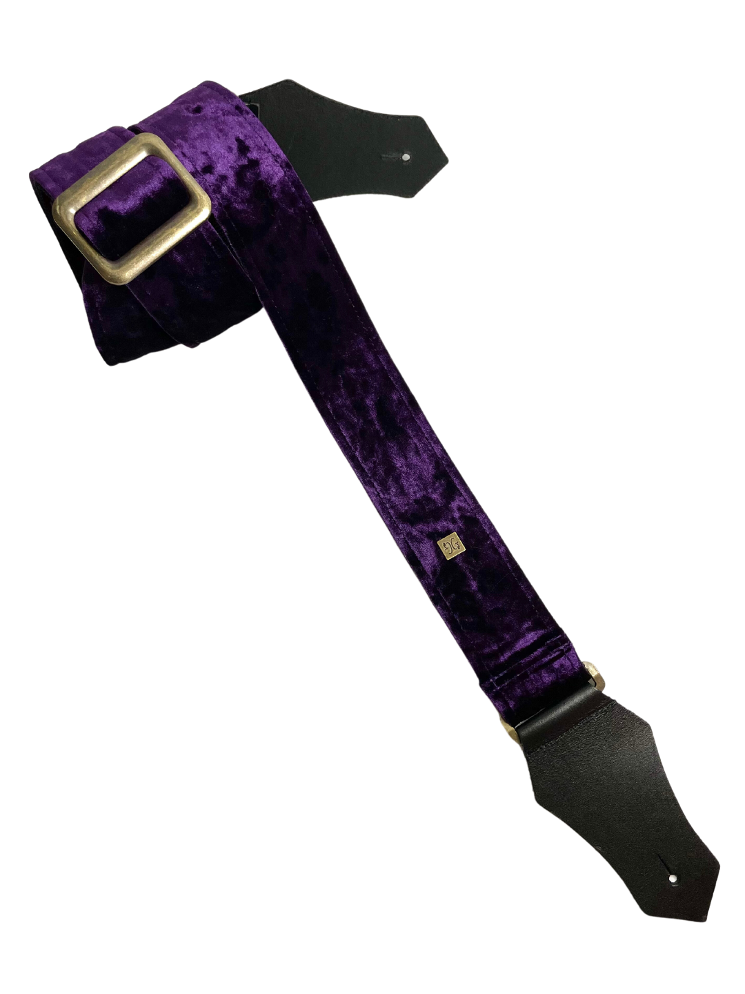 Get'm Get'm Crushed Velvet Guitar & Bass Strap