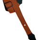FLY Hounds Tooth Orange 2” Guitar Strap