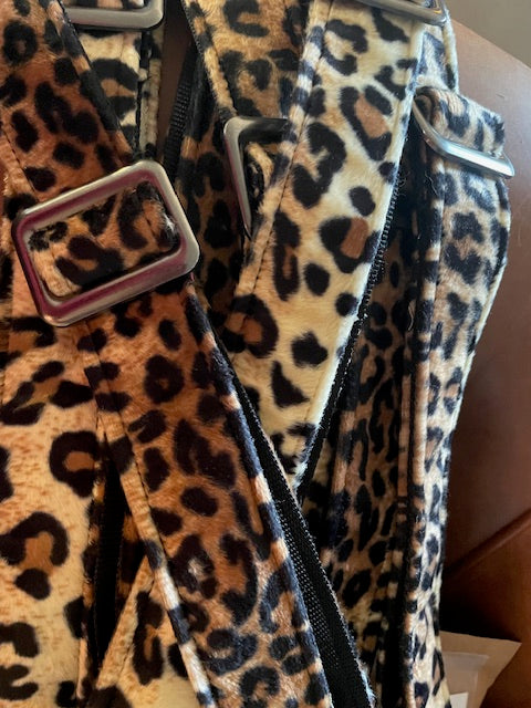 Get'm Get'm Dark Leopard Guitar & Bass Strap