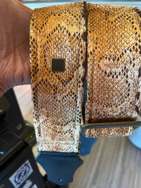 CLEARANCE - Get'm Get'm Copper Cobra Guitar & Bass Strap (2 variations)