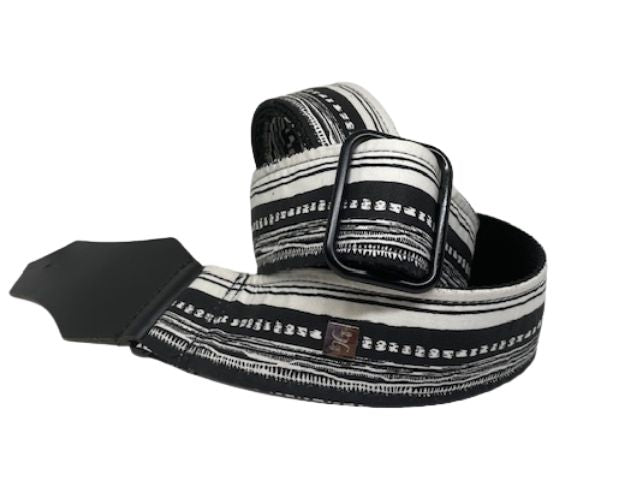 CLEARANCE - Get'm Get'm Cotton Concept Guitar & Bass Straps (4 BW Styles)