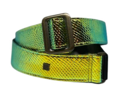 CLEARANCE - Get'm Get'm Chrome Gold Guitar & Bass Strap