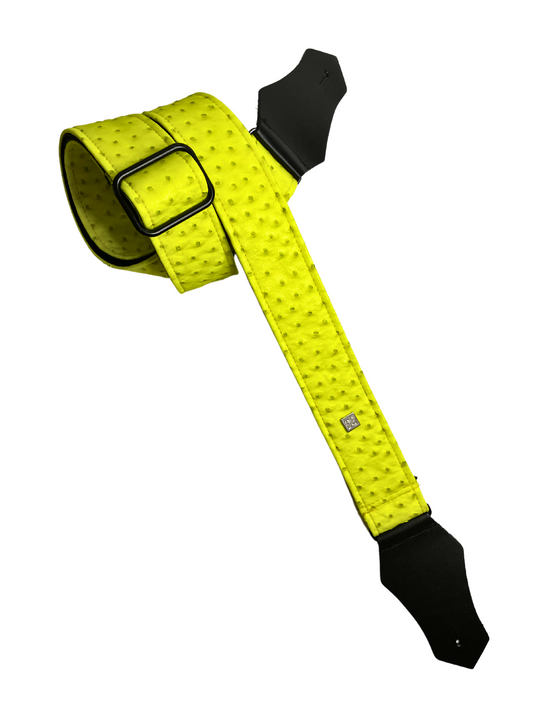The Ostrich Yellow 2" Guitar Strap