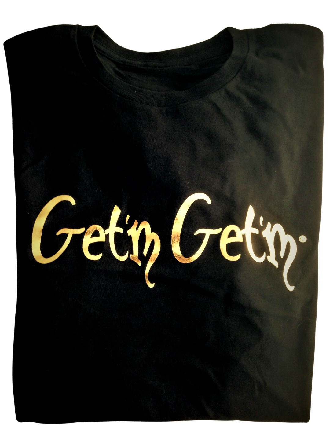 Get'm Get'm Gold Logo T-shirt – Unisex