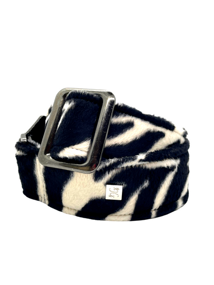Zebra Print 2" Guitar Strap